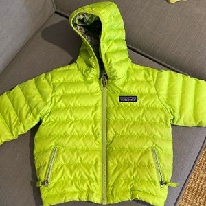 Patagonia Baby Down Sweater with Hood reversible